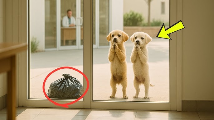 Two Puppies Dragged a Black Bag to Beg a Doctor for Help — What He Found Moved Everyone - YouTube