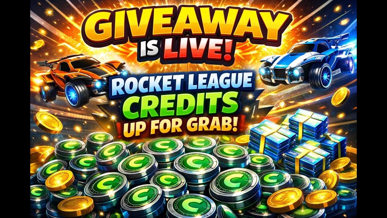 FREE Rocket League Credits🎁Giveaway🔴 LIVE: RIGHT NOW! 