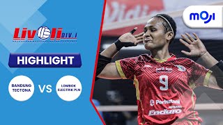 Bandung Tectona VS Lombok Electrik PLN 3-O | Highlight Livoli Divisi 1 2023 Putri