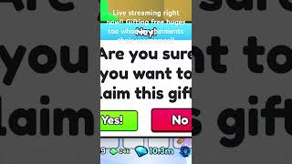 Live-streaming PS99 and gifting free huges too! #roblox #petsimulatorlive #petsimulator99 #roblox