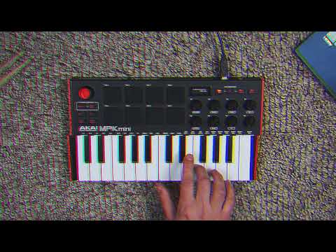 The Weeknd - Blinding Lights Cover | Akai Mpk Mini Mk3 | Retro Style Video