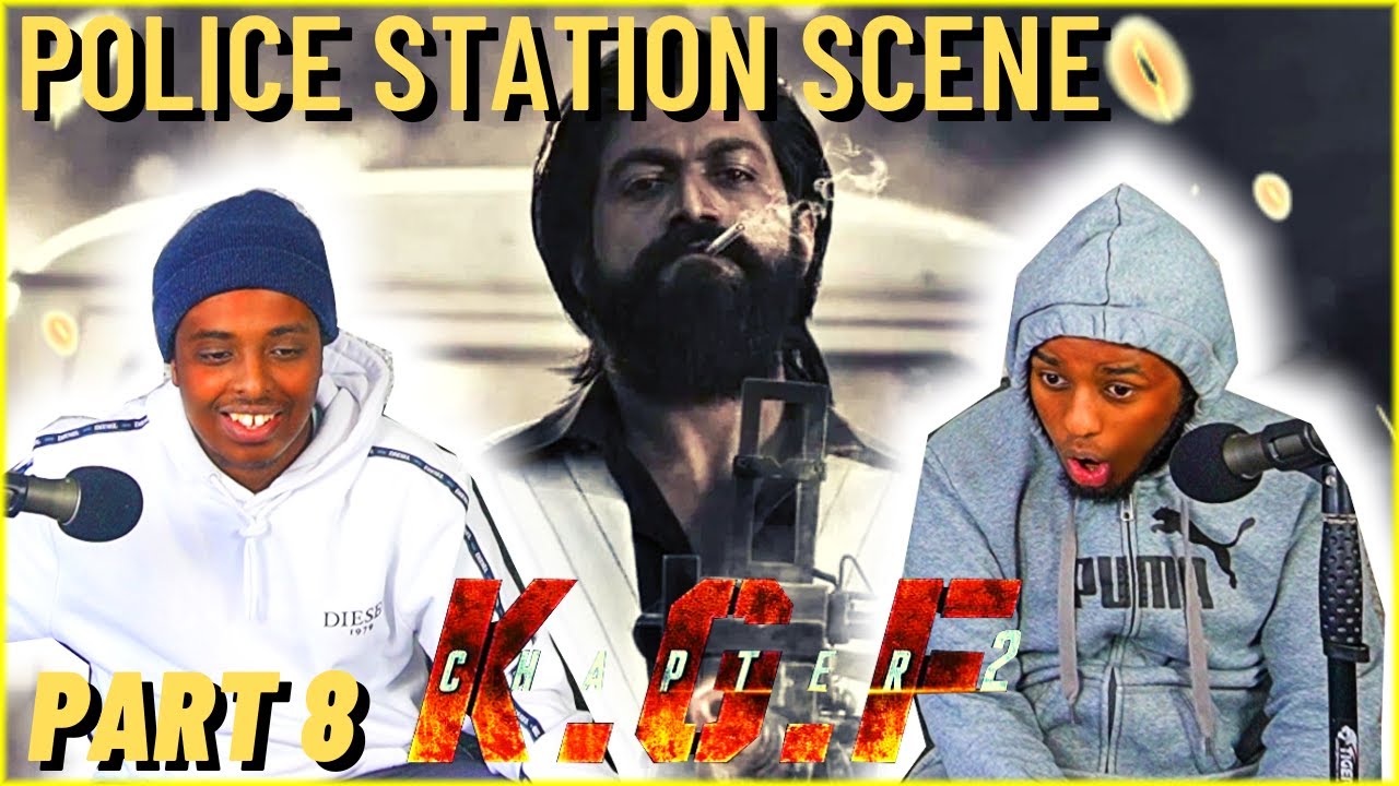 KGF CHAPTER 2 POLICE STATION SCENE REACTION!! | KGF 2 - Part 8 ...