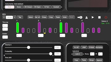 DrumPerfect: How to merge patterns?