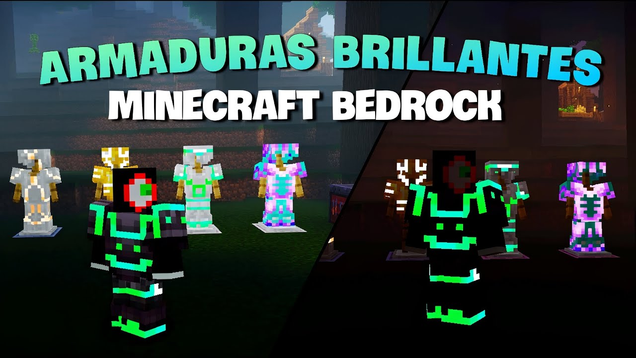 Epico Addons que hace brillar las Armaduras para Minecraft bedrock ver ...