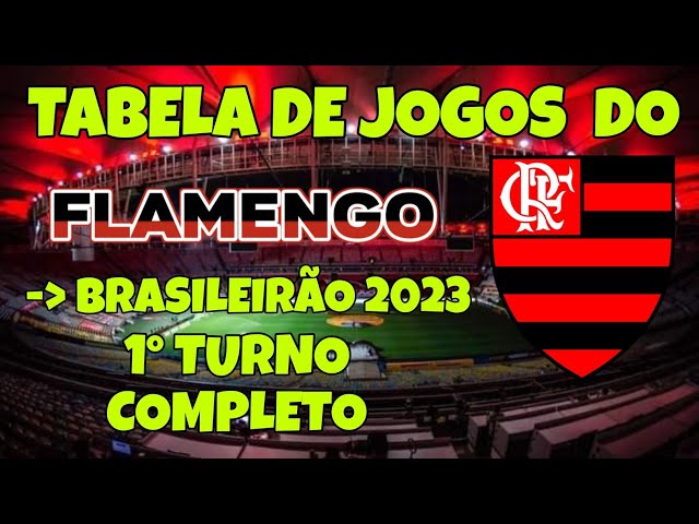 A tabela de jogos do Flamengo até a estreia no Campeonato Brasileiro