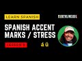 Spanish word stress 🔥 How to pronounce Spanish accent marks