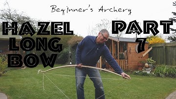 Hazel Longbow. Tillering a 