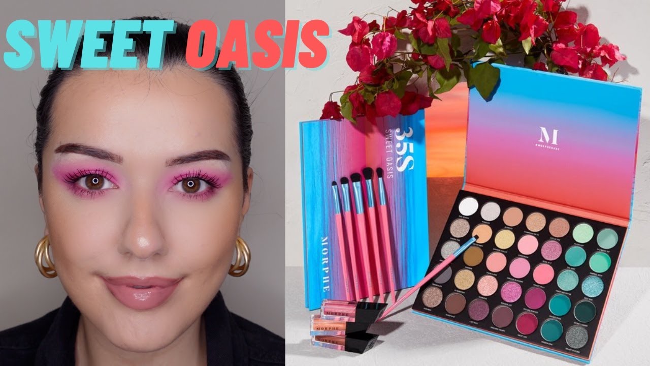 This is a short video using the new Morphe Sweet Oasis palette, the 35S .....