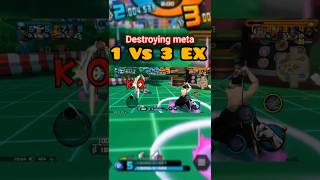 F2p level80 Zoro&amp;Sanji 1vs 3 EX😈in OPBR #onepiece