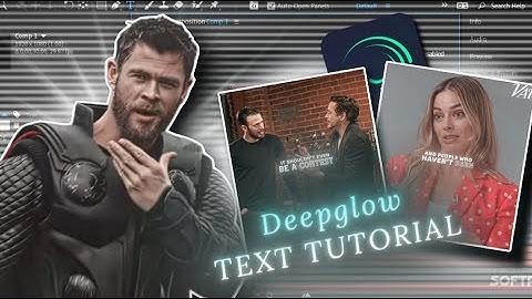 Ae Like DeepGlow Text In Alight Motion And Node Video | Slice_Editz
