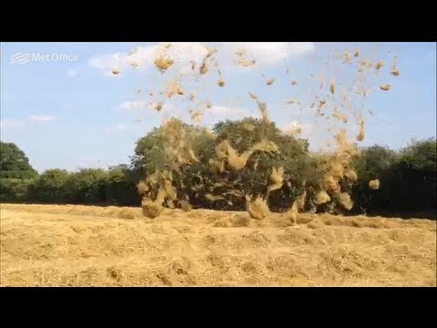 Dust devil weather phenomenon