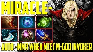 Auto -MMR when you meet Miracle Invoker | Dota 2 Fullmatch Gameplay 2017