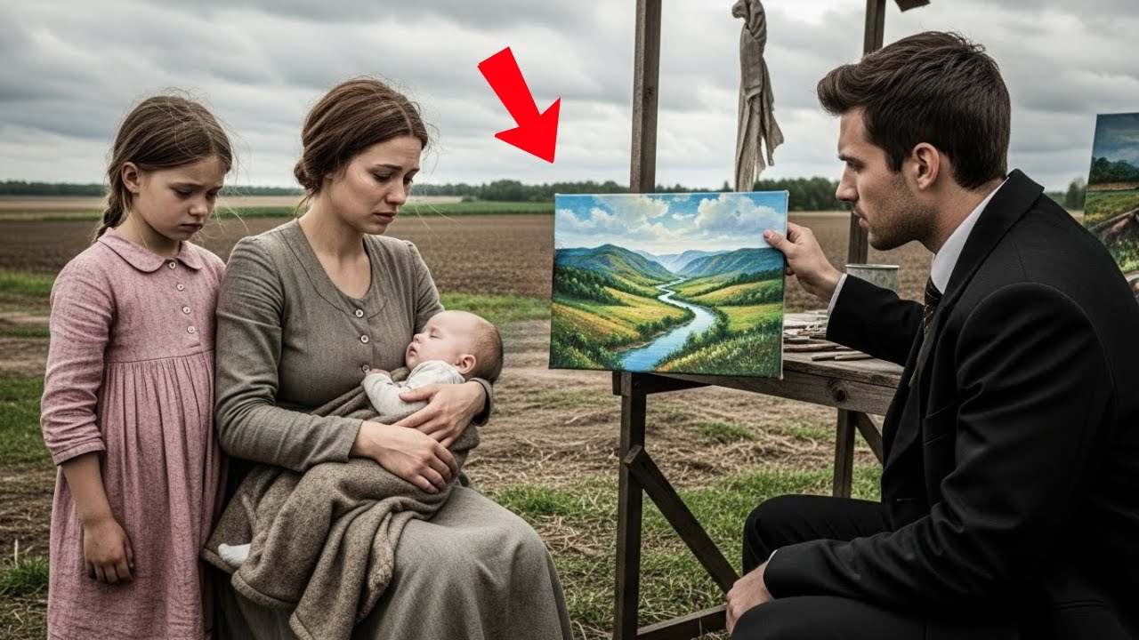 Viuda Vende El Último Cuadro De Su Esposo Por Comida, Pero El Comprador Le Revela Un Secreto