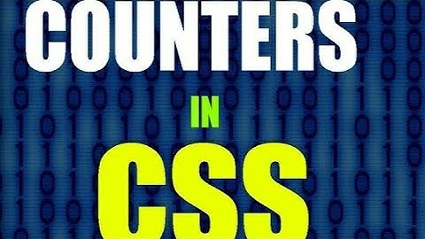 CSS Counters Explained | Auto Numbering Made Simple"