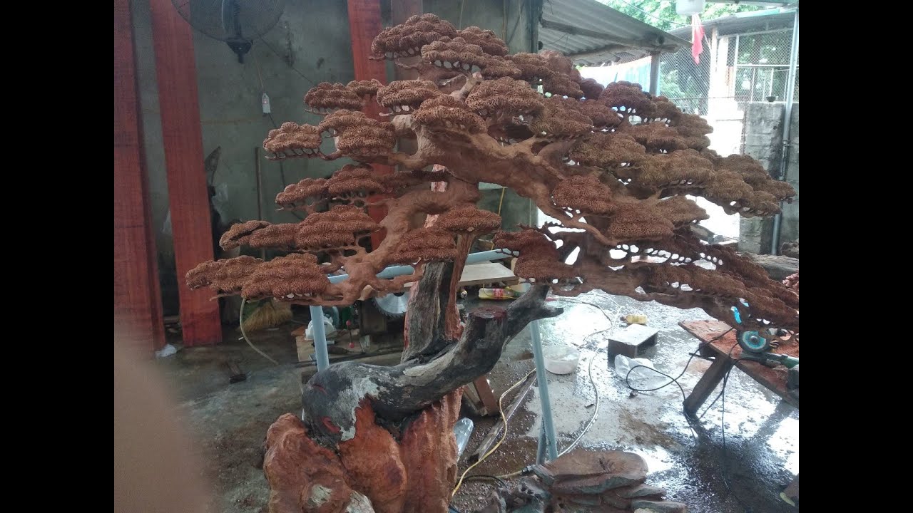 Amazing Wood Products | Fastest Skill Wood "cedar tree" Carving With ...