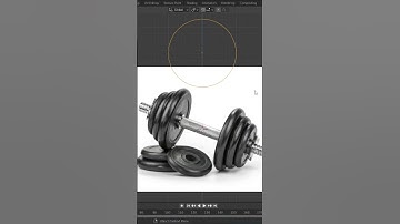 Create 3D Dumbbells in Blender FAST with These Simple Steps: #blender3d #art #cgi #shorts #animation