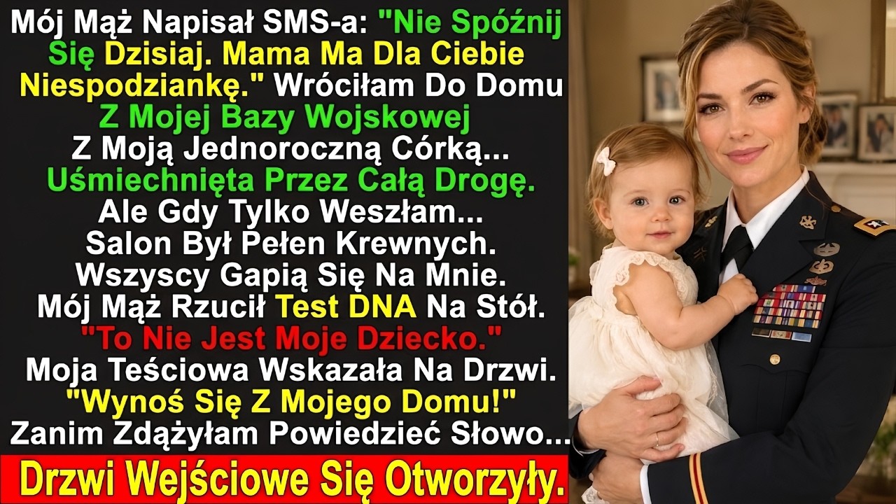 Wróciłam z bazy wojskowej — mój mąż użył fałszywego testu DNA, żeby odebrać mi córkę. Nie wiedział, że odkryłam jego kłamstwo.