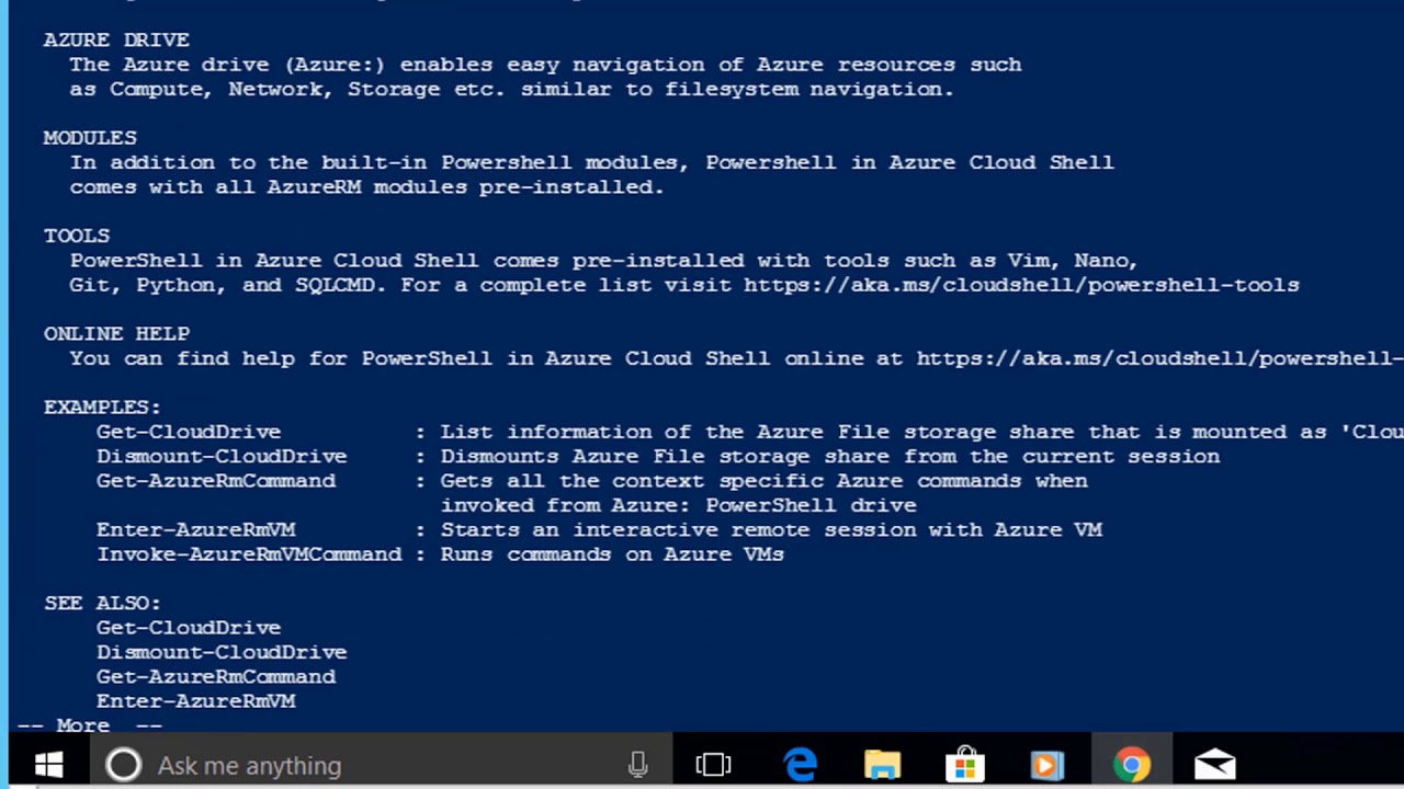 Video 3 - Azure PowerShell Administration Express Tutorial - YouTube