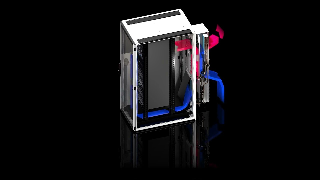 Air routing Wall mounted cooling unit Blue e+  Rittal