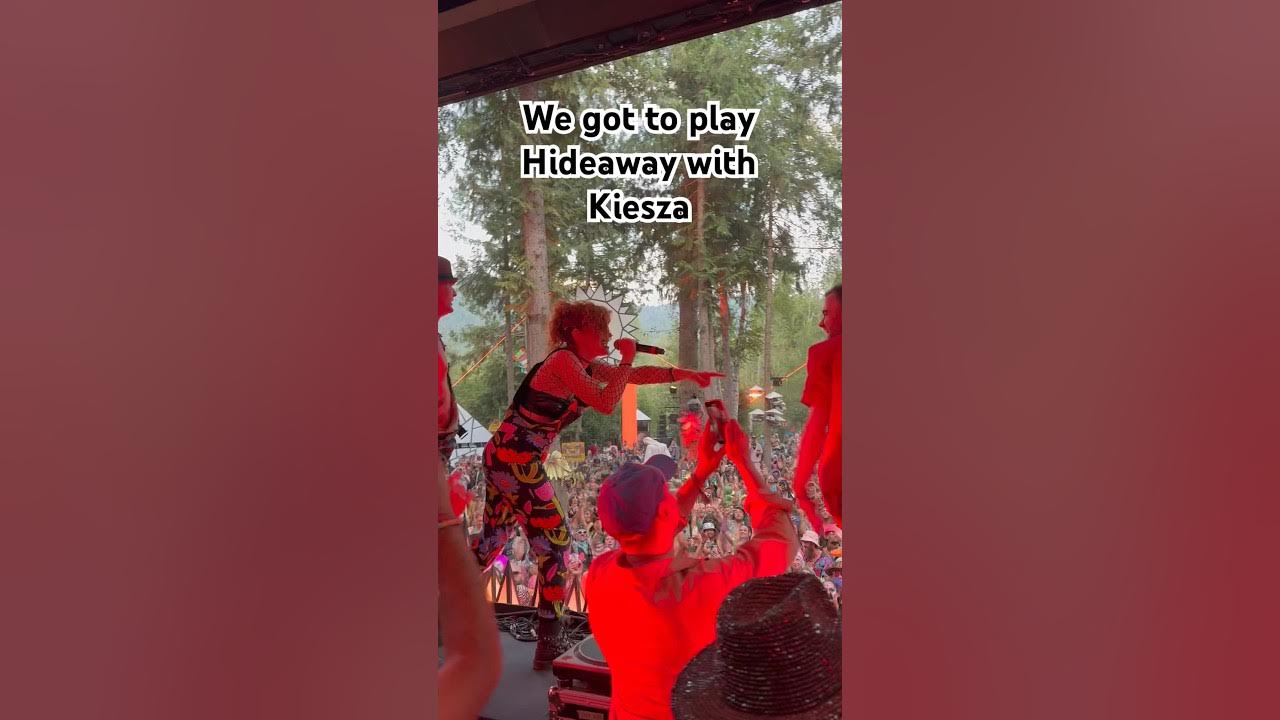 We got to play Hideaway with Kiesza We got to play Hideaway with Kiesza