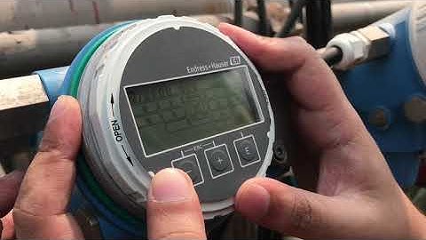 Vortex flowmeter Prowirl f 200 setup E&H