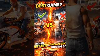 Indian bike driving 3D vs Indian theft Auto simulator which game best? #mgsgamer #mukundgamingstudio