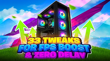 33 PC Tweaks To BOOST Your FPS and Decrease Delay...