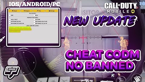 CODM MOD MENU APK COD MOBILE +WALLHACK +AIMBOT + ESP | DOWNLOAD CHEATS NO RECOIL CODM APP