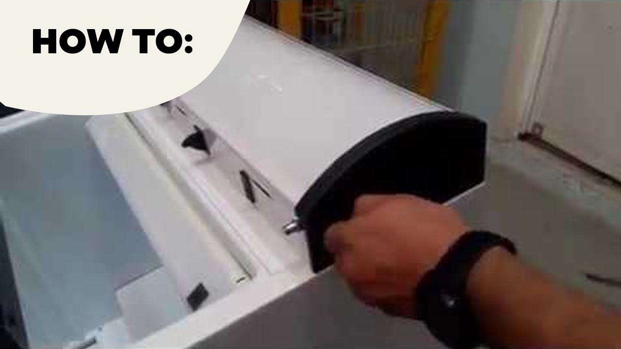 How to change door opening side of 7464.0085 YouTube