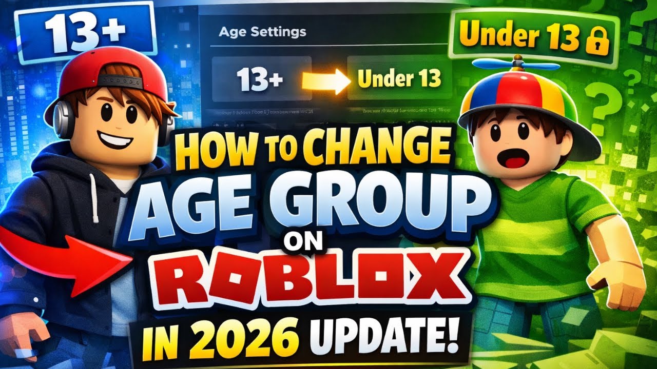 How To Change Age Group On Roblox In 2026 Update YouTube 