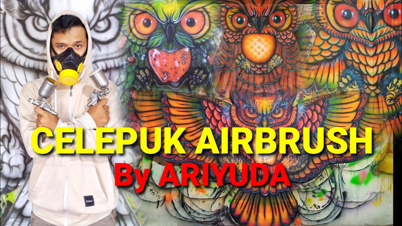 AIRBRUSH LAYANG CELEPUK BY ARIYUDA YouTube