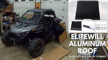 Elitewill Aluminum RZR PRO XP Roof installation and testing