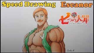Drawing Escanor Nanatsu No Taizai - Desenhando Escanor