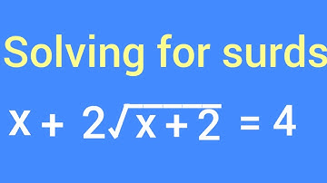 solving for x with surds or square root. grade 11 and grade 12 algebra