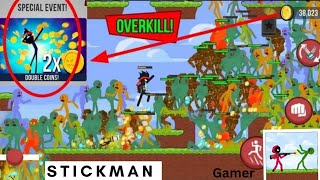 Stickman VS Zombie apocalypse Gameplay shooter walkthrough Android in ( supermarket ) screenshot 5