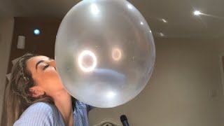 ASMR GRAPE MASSIVE SUPER BUBBLE CHEWING GUM BUBBLES