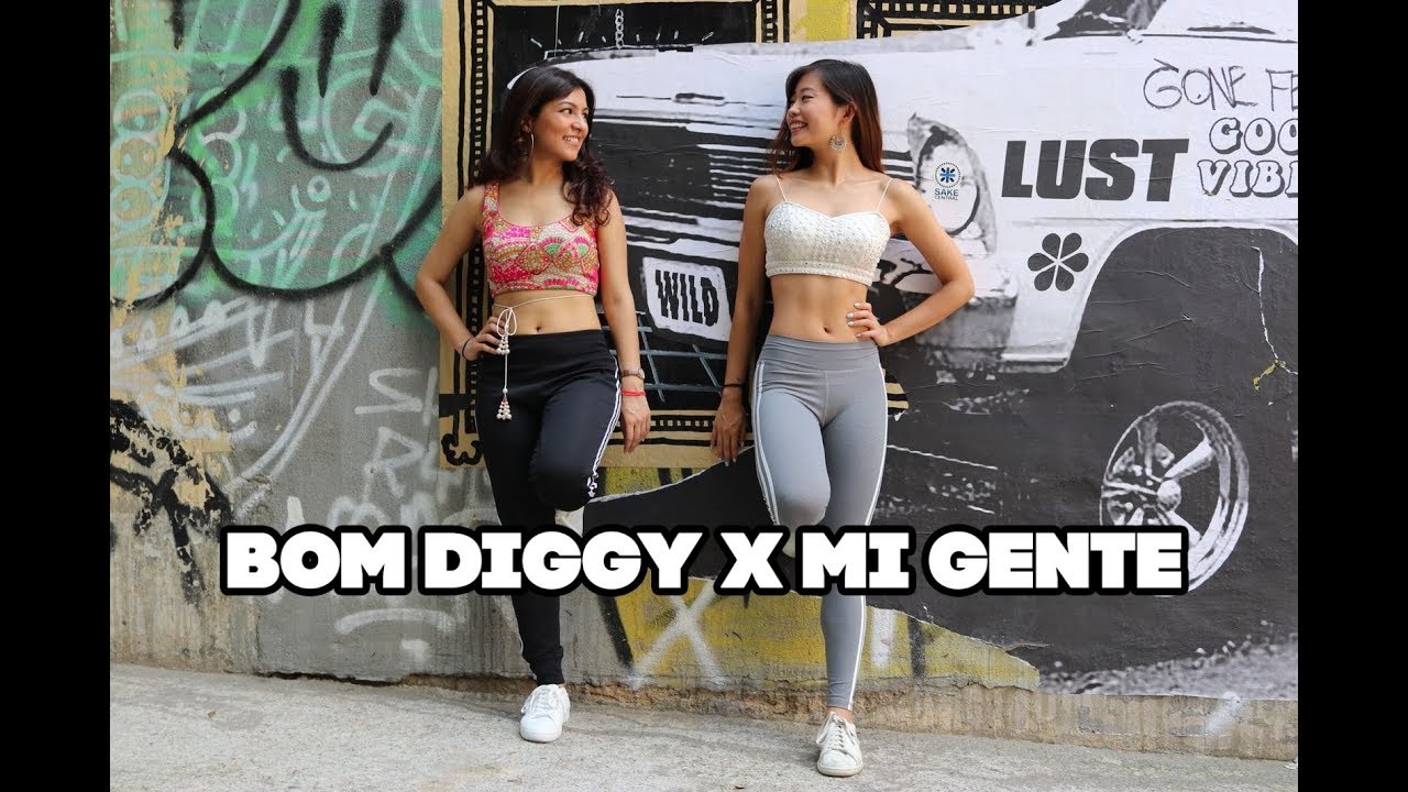 Bom Diggy vs Mi Gente | Bollywood Zumba | Hanisha ft Emi Wong