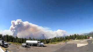 Rim Fire Time Lapse, August 2013