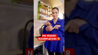 Der ultimative #küchenhacks gegen Wasserflecken 😍