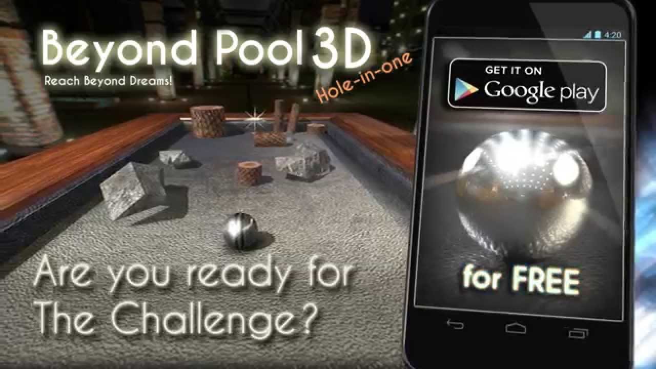 Beyond Pool 3D Hole in one - YouTube