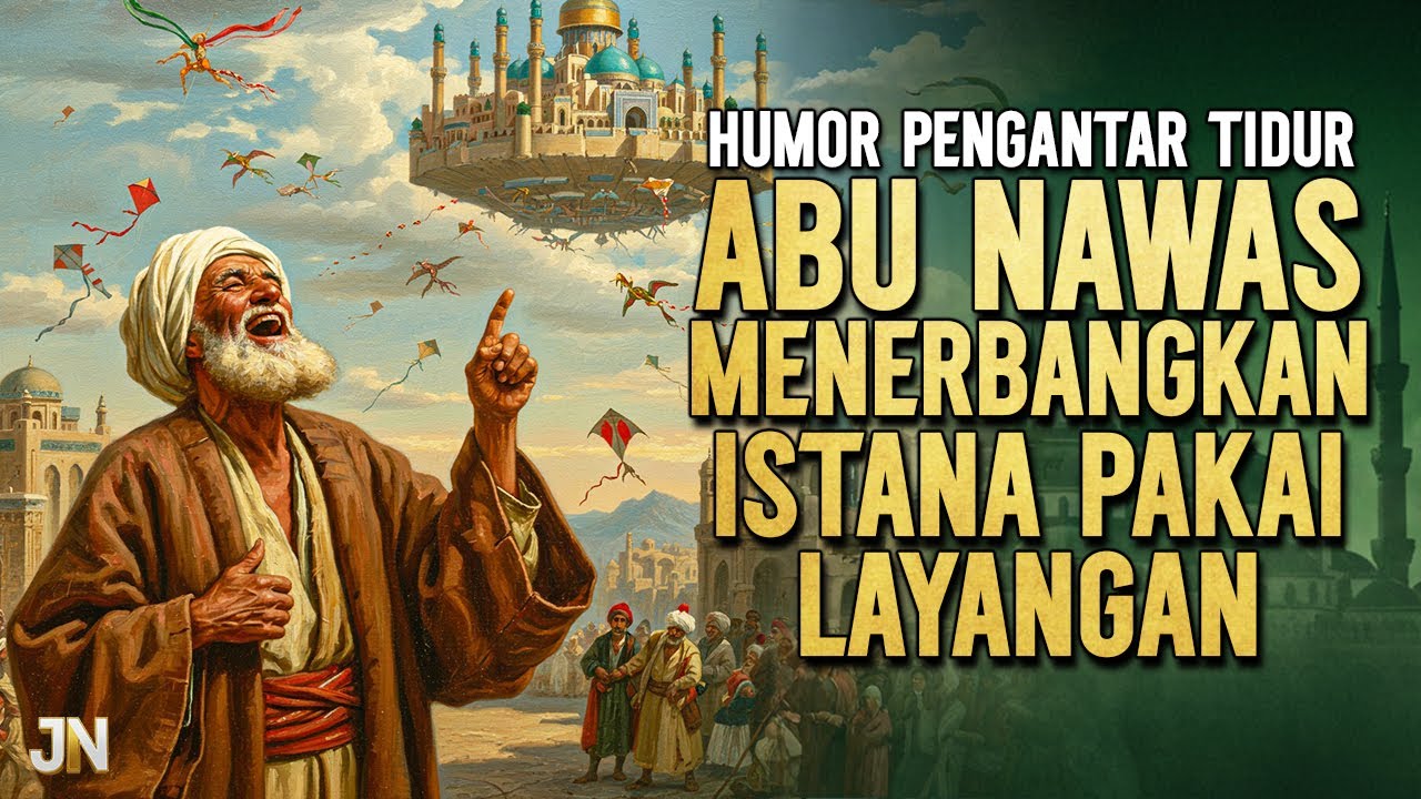 ABU NAWAS MENERBANGKAN ISTANA PAKAI LAYANGAN || CERITA LUCU PENGANTAR TIDUR