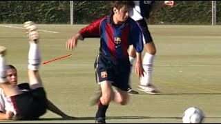 Lionel Messi humilhando jogadores com 16 anos