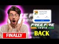 Free Fire India is here 🔥🇮🇳 | Free Fire Unban 😍 | Old Free Fire Back 🔥