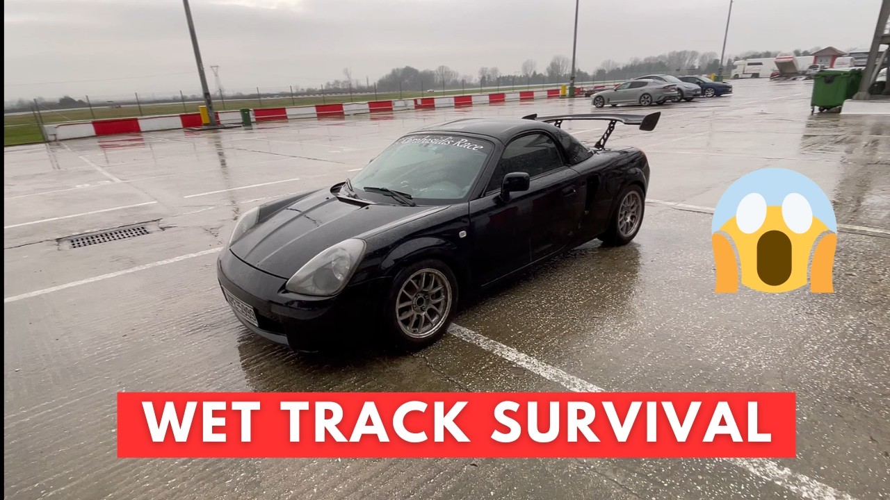 Toyota MR2 Spyder 2ZZ Wet Track Survival - Serres Racing Circuit | Onboard