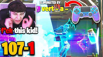 CLIX *LOSES* 107-0 BOX FIGHT RECORD to THIS CRACKED CONTROLLER PLAYER! (Fortnite)