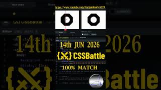 CSS BATTLE 14th JUN 2026 #programming #programmingtutorial #codingtips #CssBattleDaily #cssbattle