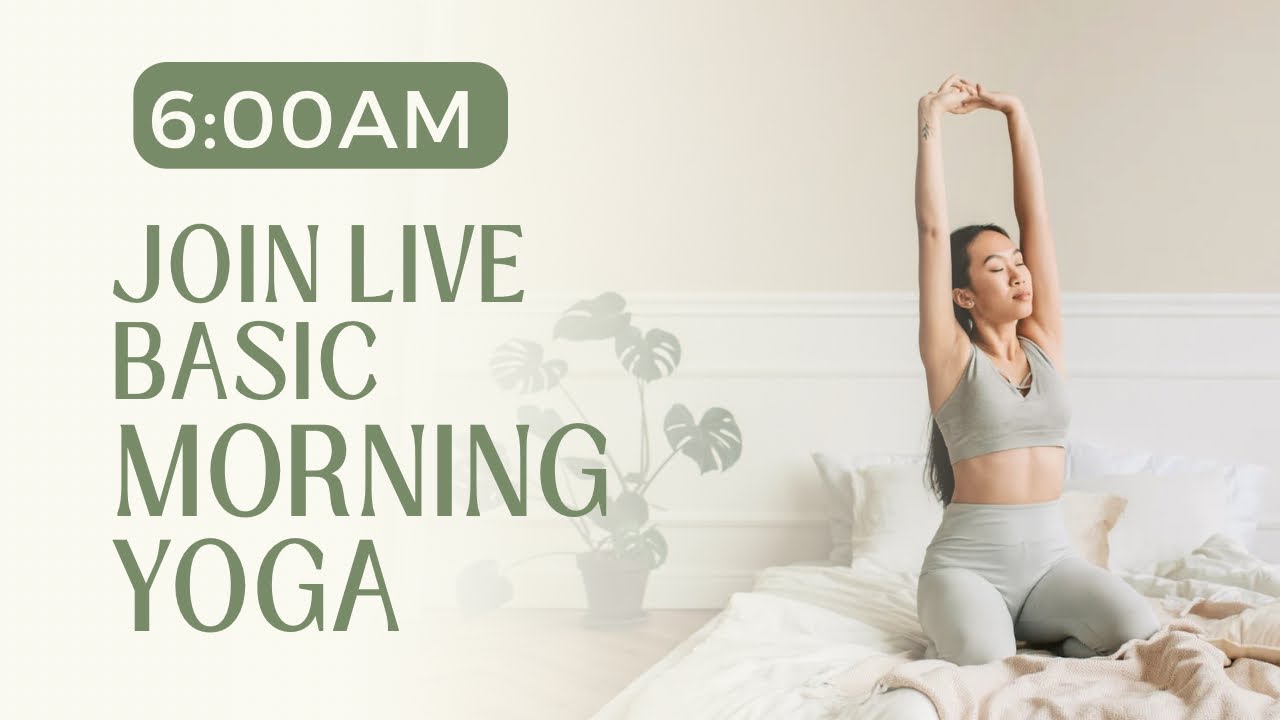 Hey Join Live Routine Join Live Basic Morning Yoga Class | Deep Breath Studioz is live - YouTube