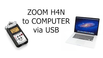How to use the Zoom H4N as a USB Microphone | Video School Online