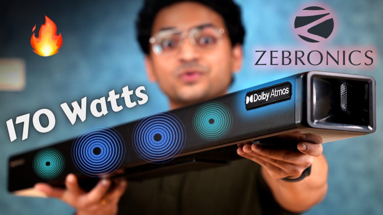 Бюджетная звуковая панель Dolby Atmos 🔥 | 170 Вт 🤩 | Распаковка и обзор звуковой панели Zebronics...