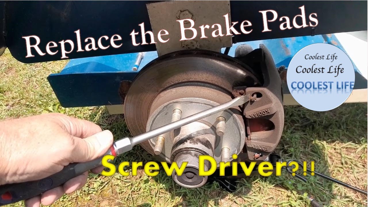 DIY Brake Pads on a Tow Dolly Screw Driver? Maybe just a little